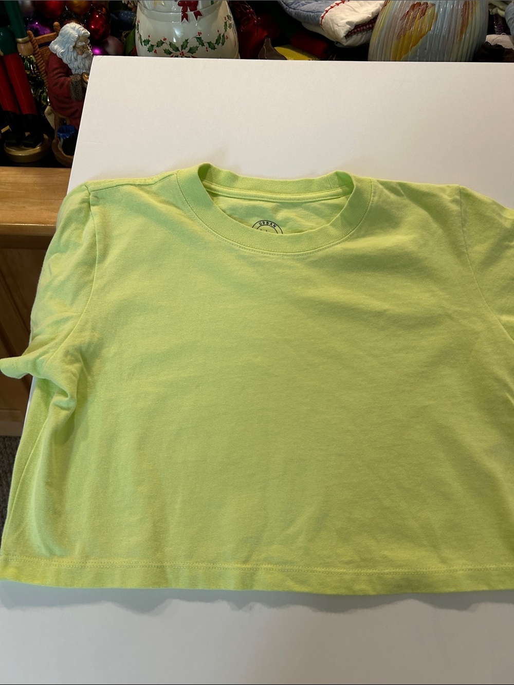Urban Outfitters Kids Neon Lime Short Sleeve Tee